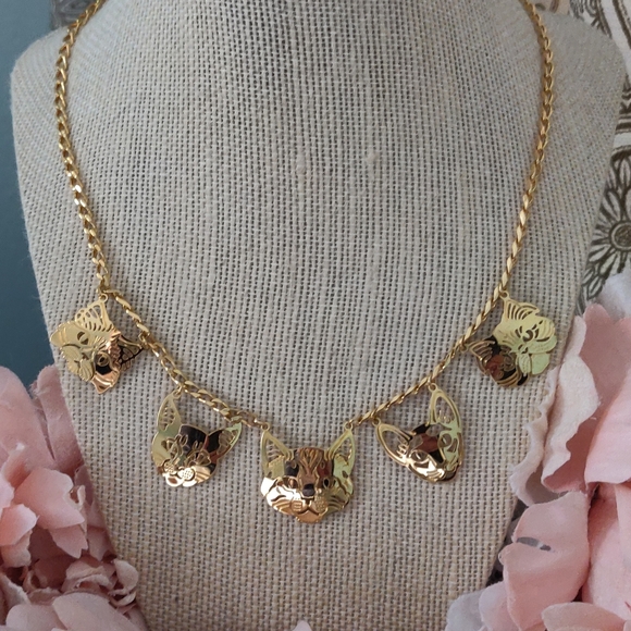 New Vintage Wild Bryde cat necklace. - Picture 2 of 7